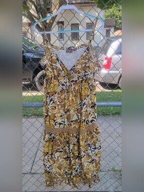 Speed Control New York Boho Cotton Maxi Dress 2X